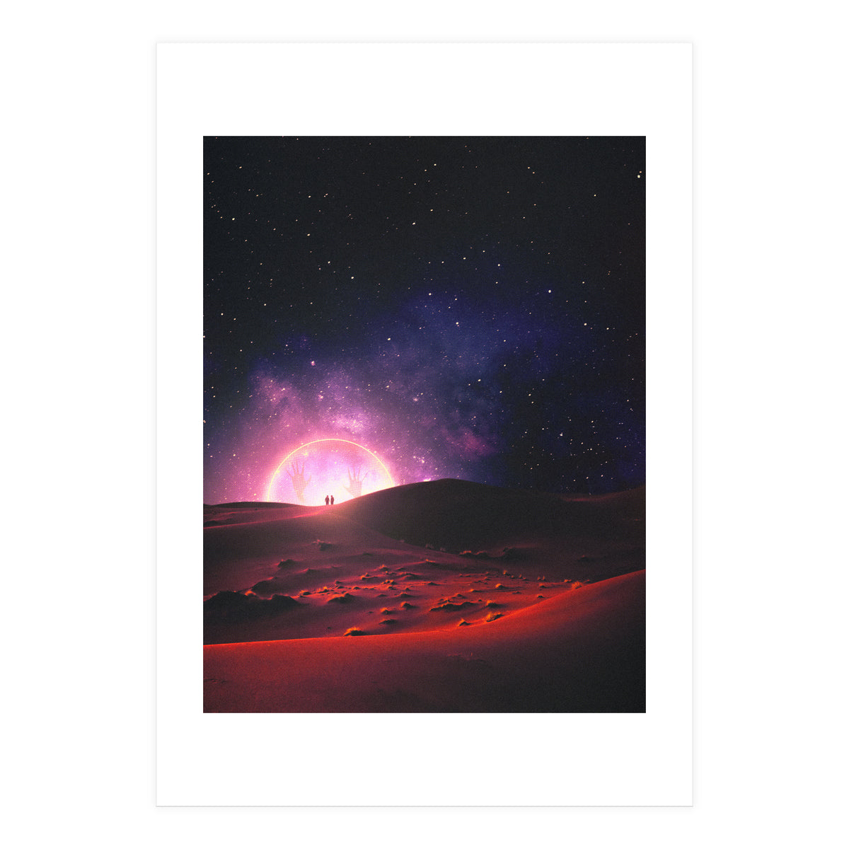 Night Over The Dunes (Print Only)