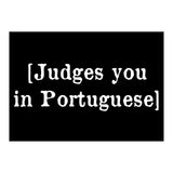 Judges You In Portuguese (Print Only) thumbnail