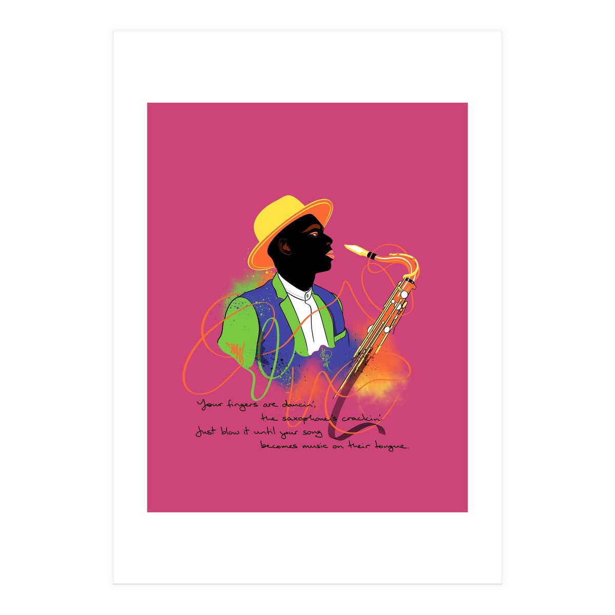 Jazz Man 1 (Print Only)