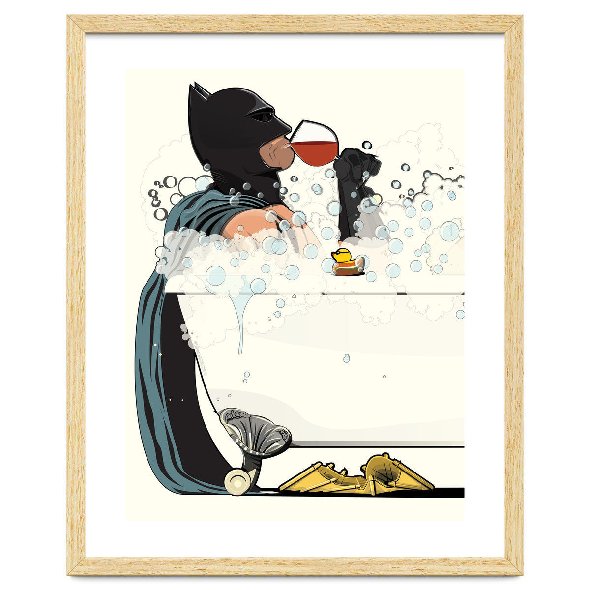 Batman in the Bath, funny Bathroom Humour