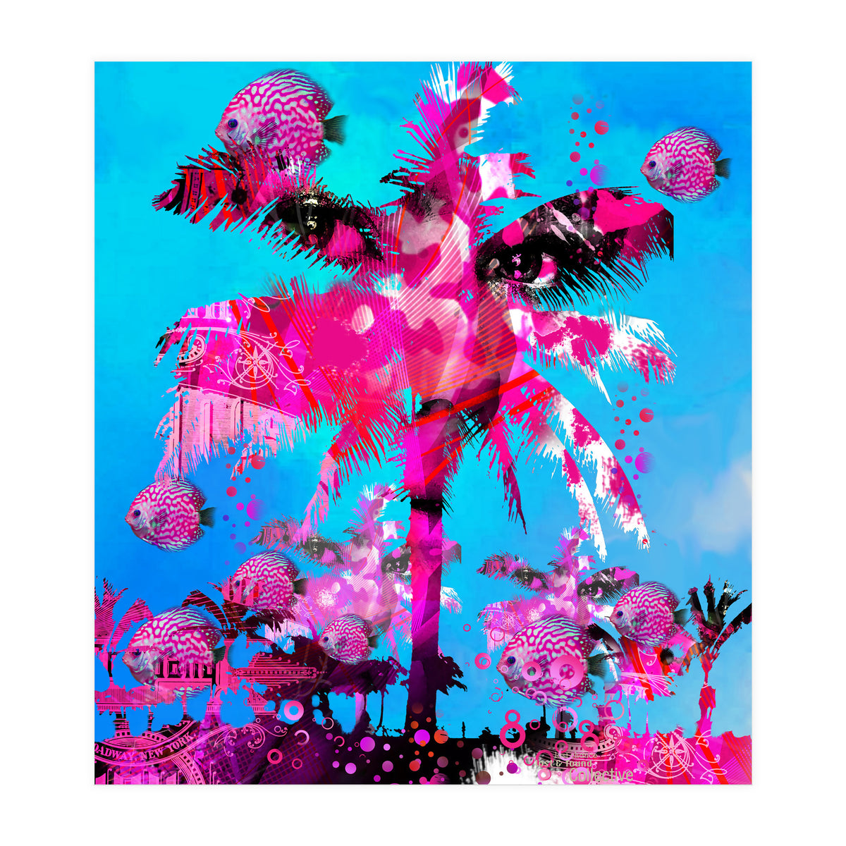 Pink Palm (Print Only)