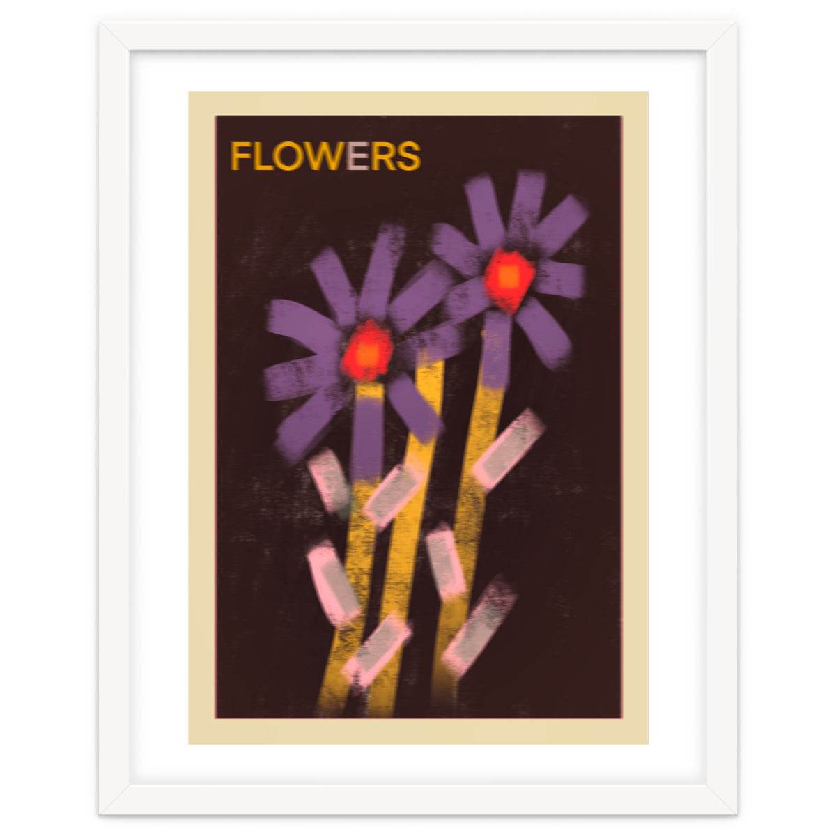 Blurry flowers