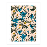 Blooming blossoms bluish I (Print Only) thumbnail