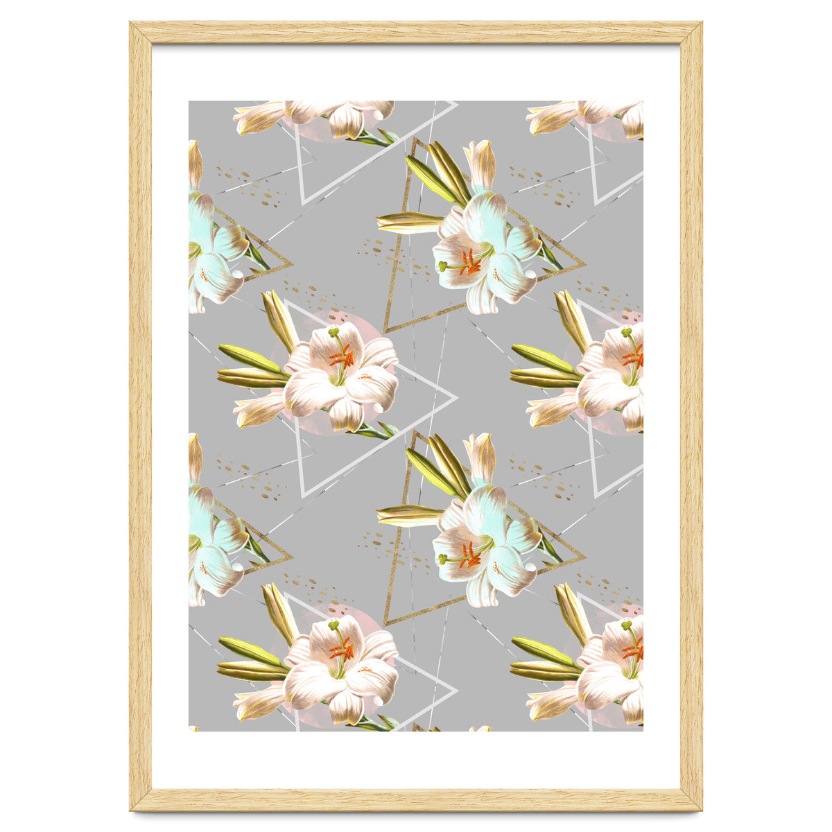 Botanical blooming with geometric 02