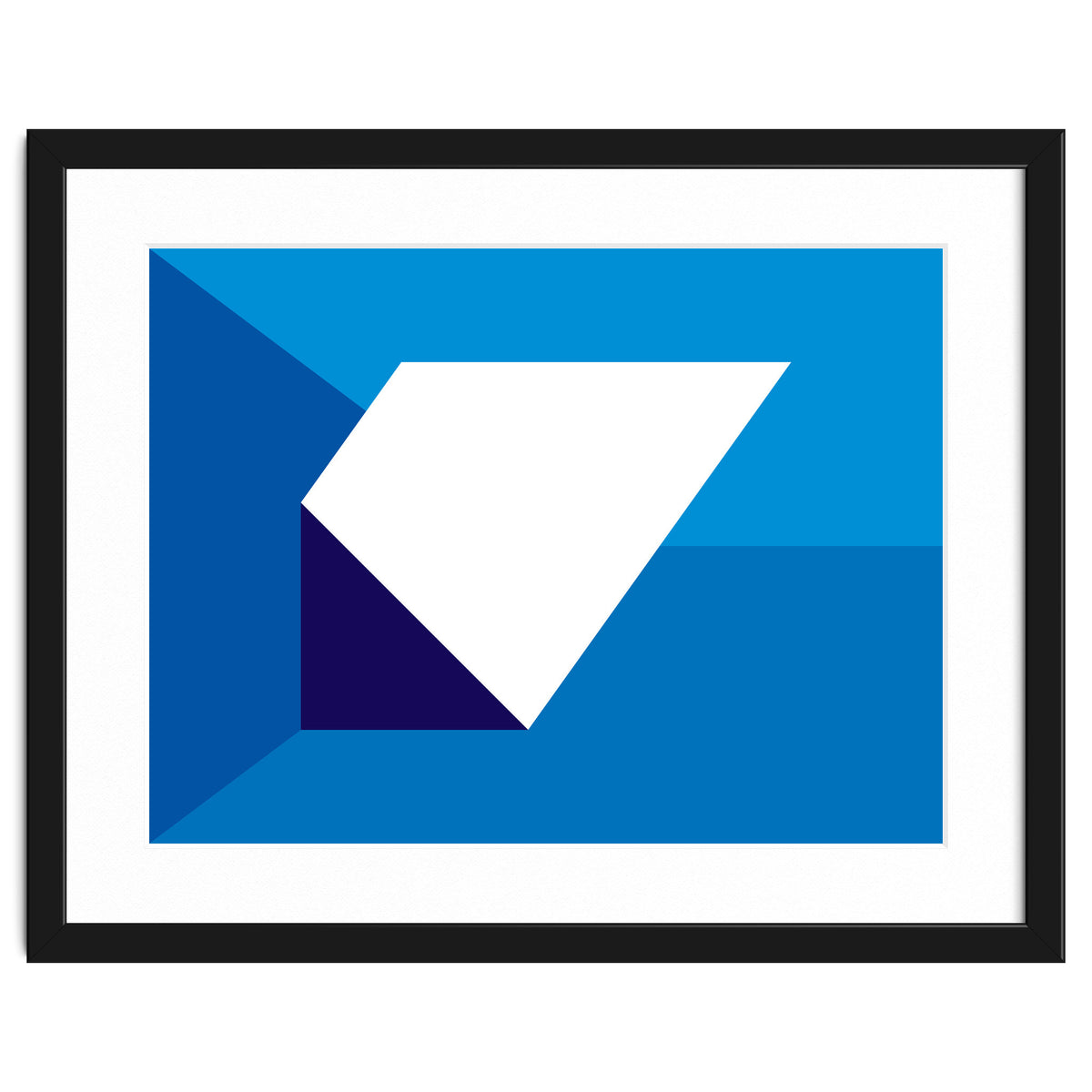 Geometric Shapes No. 32 -  blues