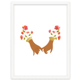 I Pinky Promise | Valentine's Day Love Friendship | Floral Botanical Join Hands Forever thumbnail