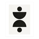 ABSTRACT AND GEOMETRIC SHAPES 02BW (Print Only) thumbnail