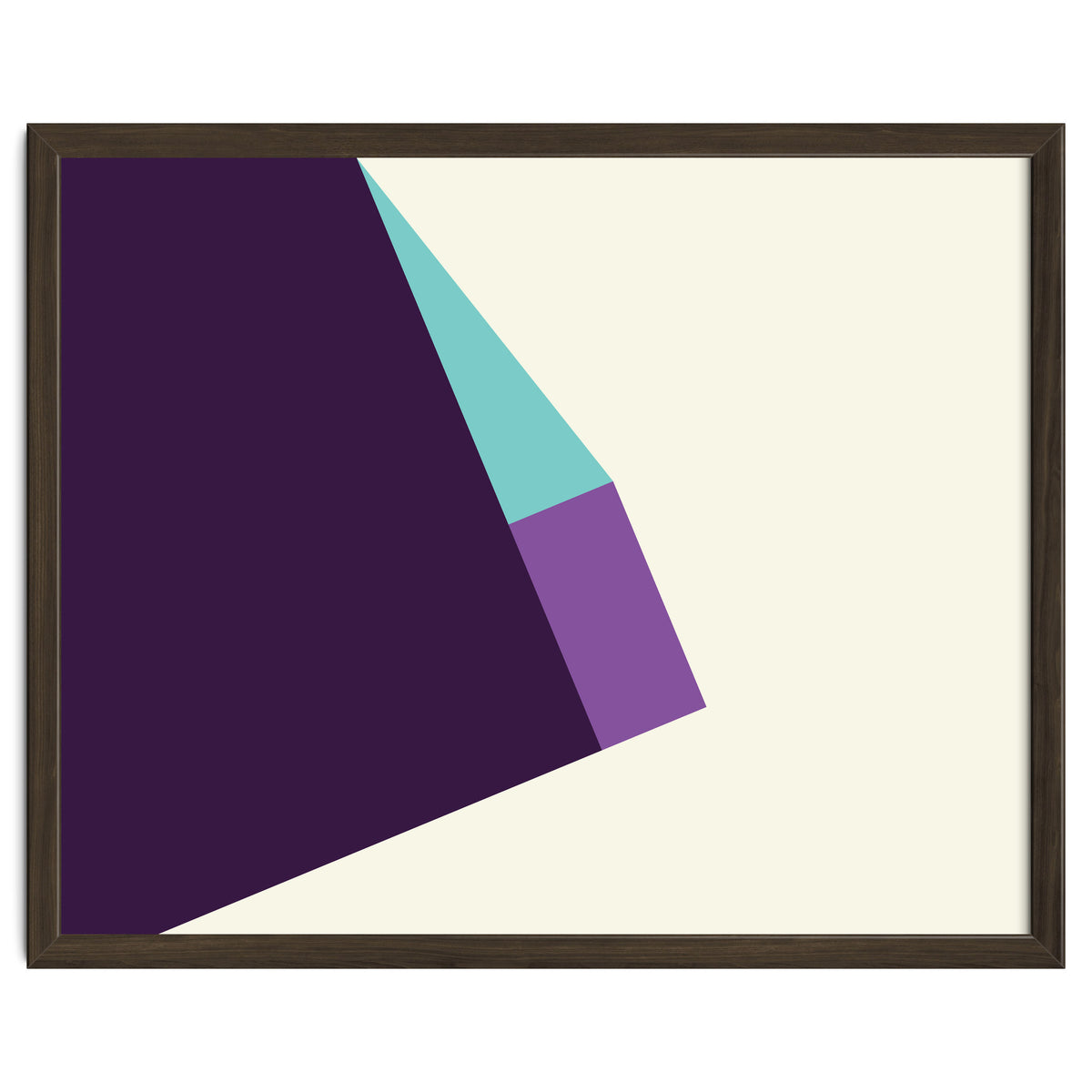 Geometric Shapes No. 42 -  lilac, blue & purple
