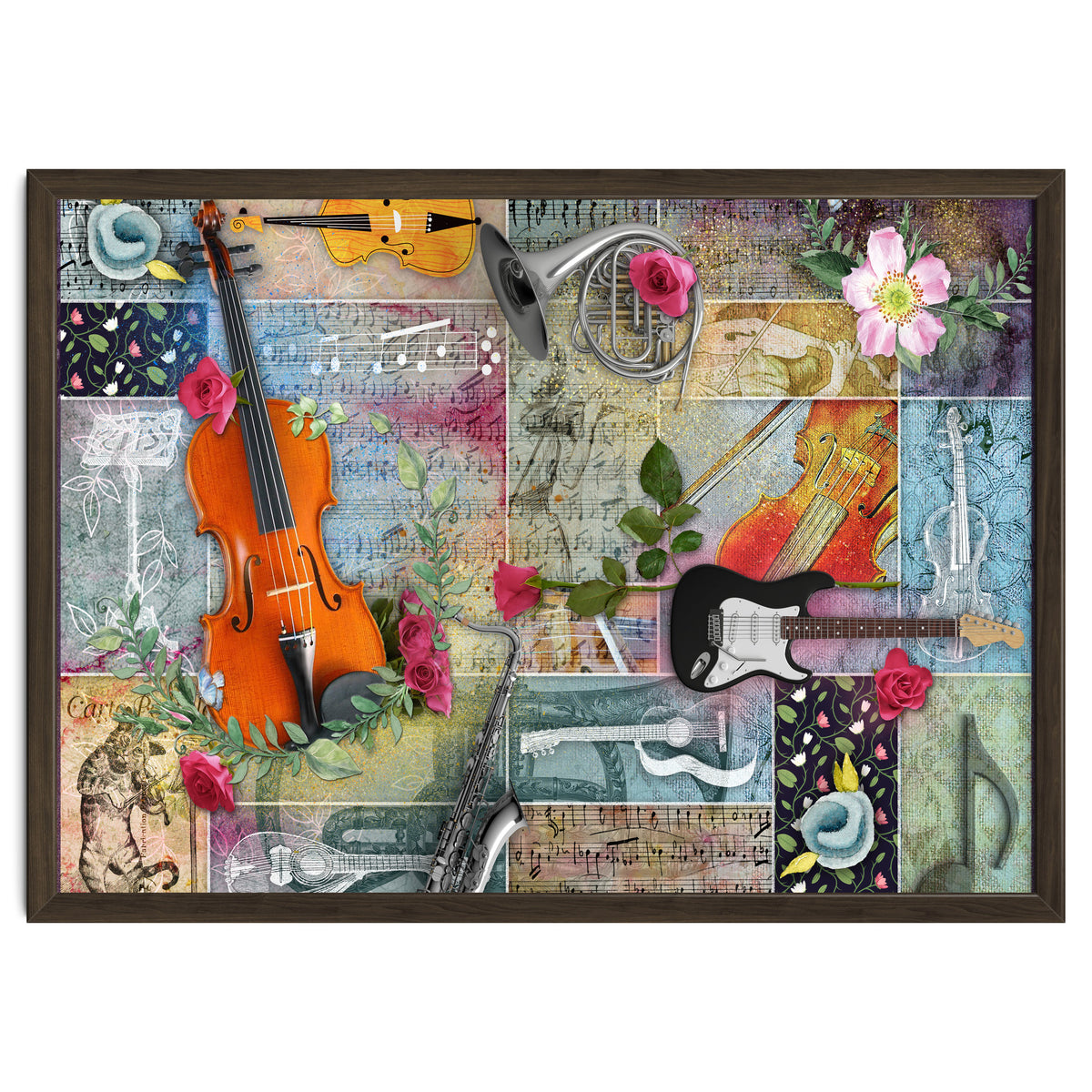 Musical Garden Collage