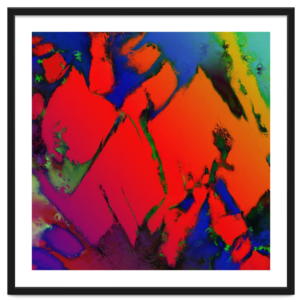 Colliding Panels Red