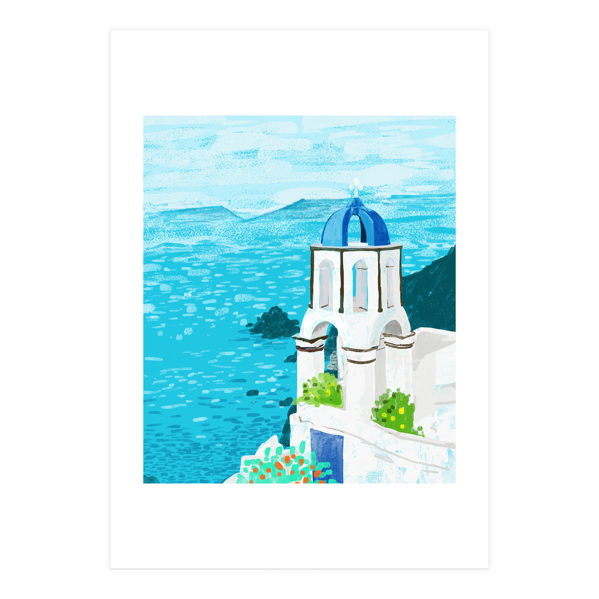 Greek Landscape (Print Only)