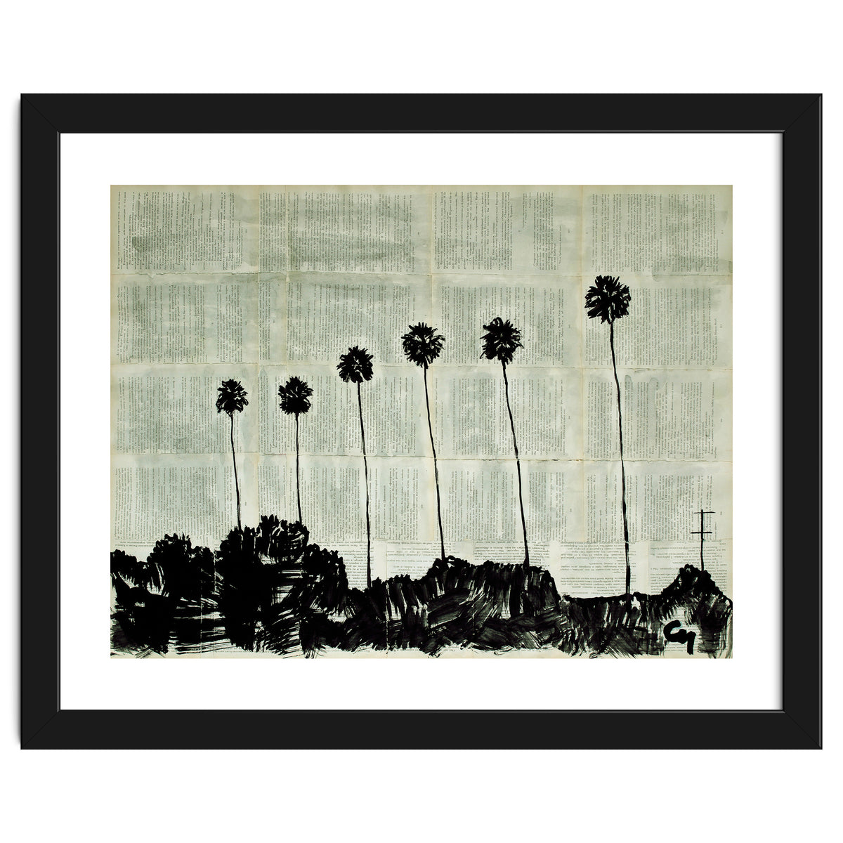 Six Palm Trees .