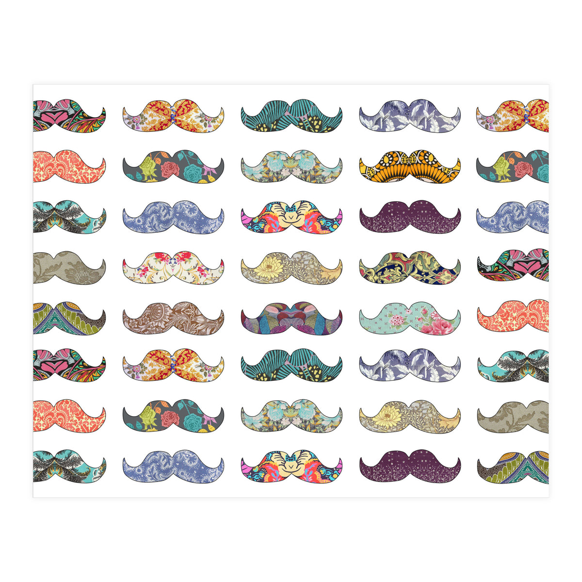 Mustache Mania (Print Only)