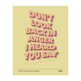 Oasis - Don't Look Back In Anger (Print Only) thumbnail