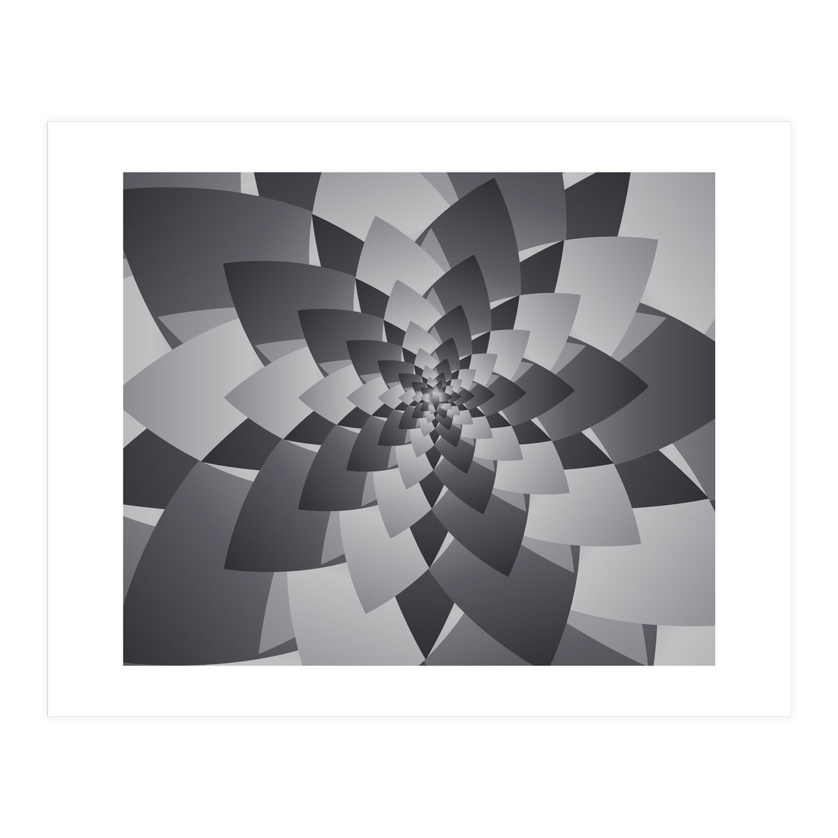 Fractal Black  (Print Only)