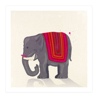 Elephant and Bird (Print Only)