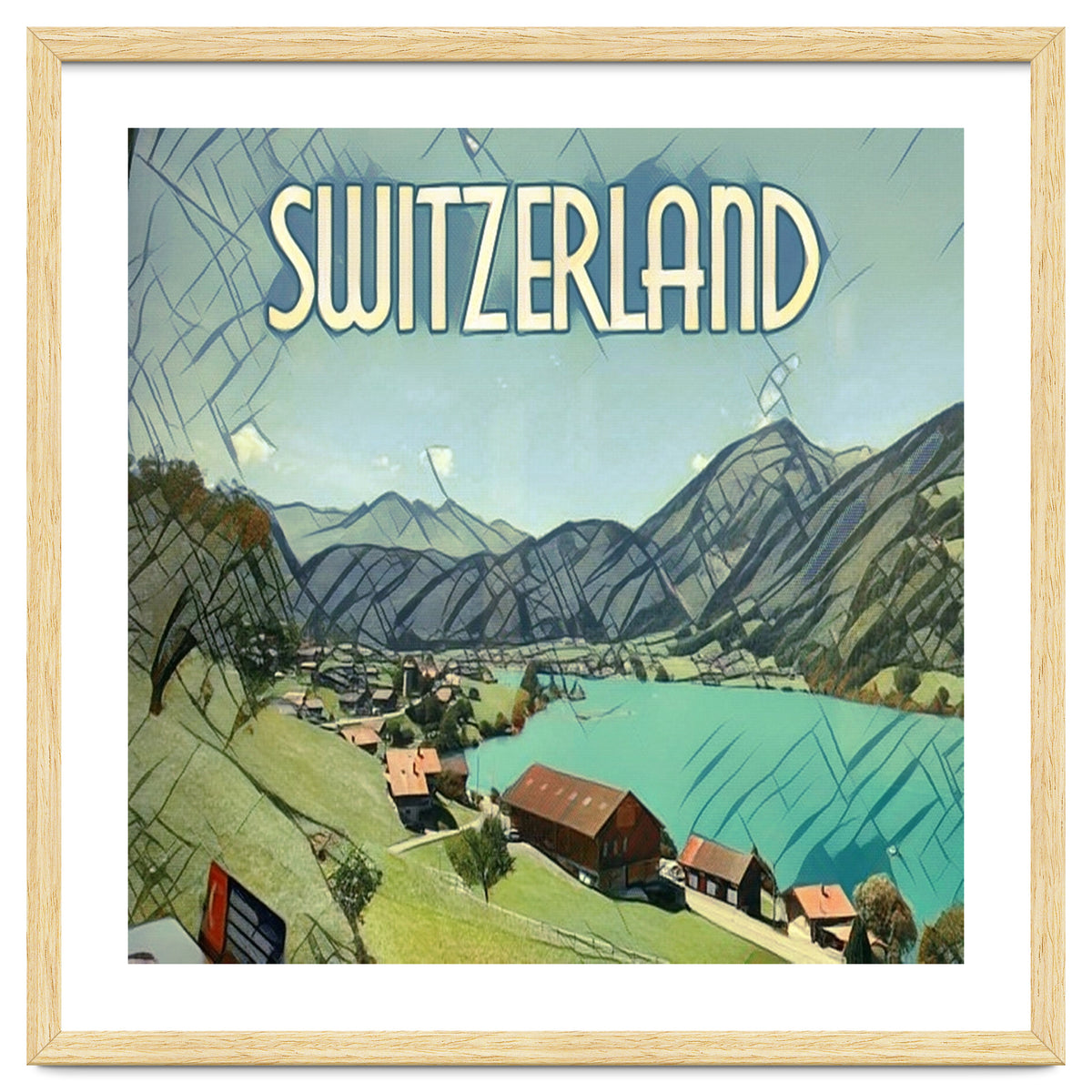 Lake Lungern, Switzerland.