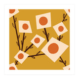 Yellow Square Flower Bouquet (Print Only) thumbnail