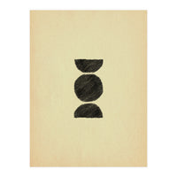 Abstract mid-century modern shapes (Print Only)