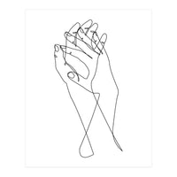 holding hands (Print Only)