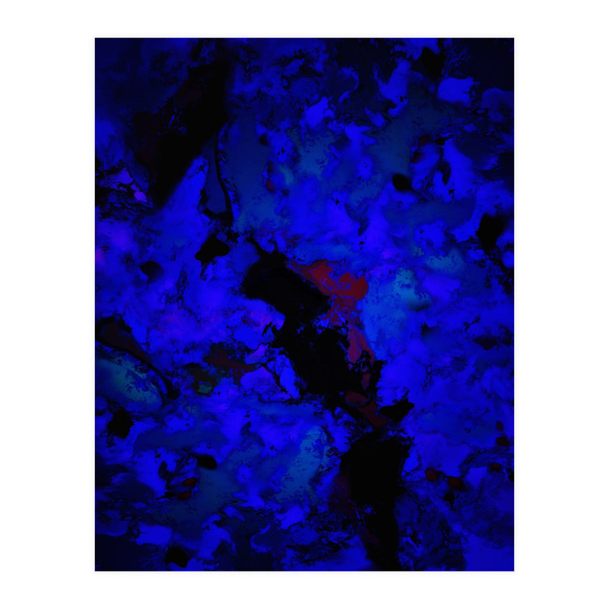 A Dark Blue Crash (Print Only)