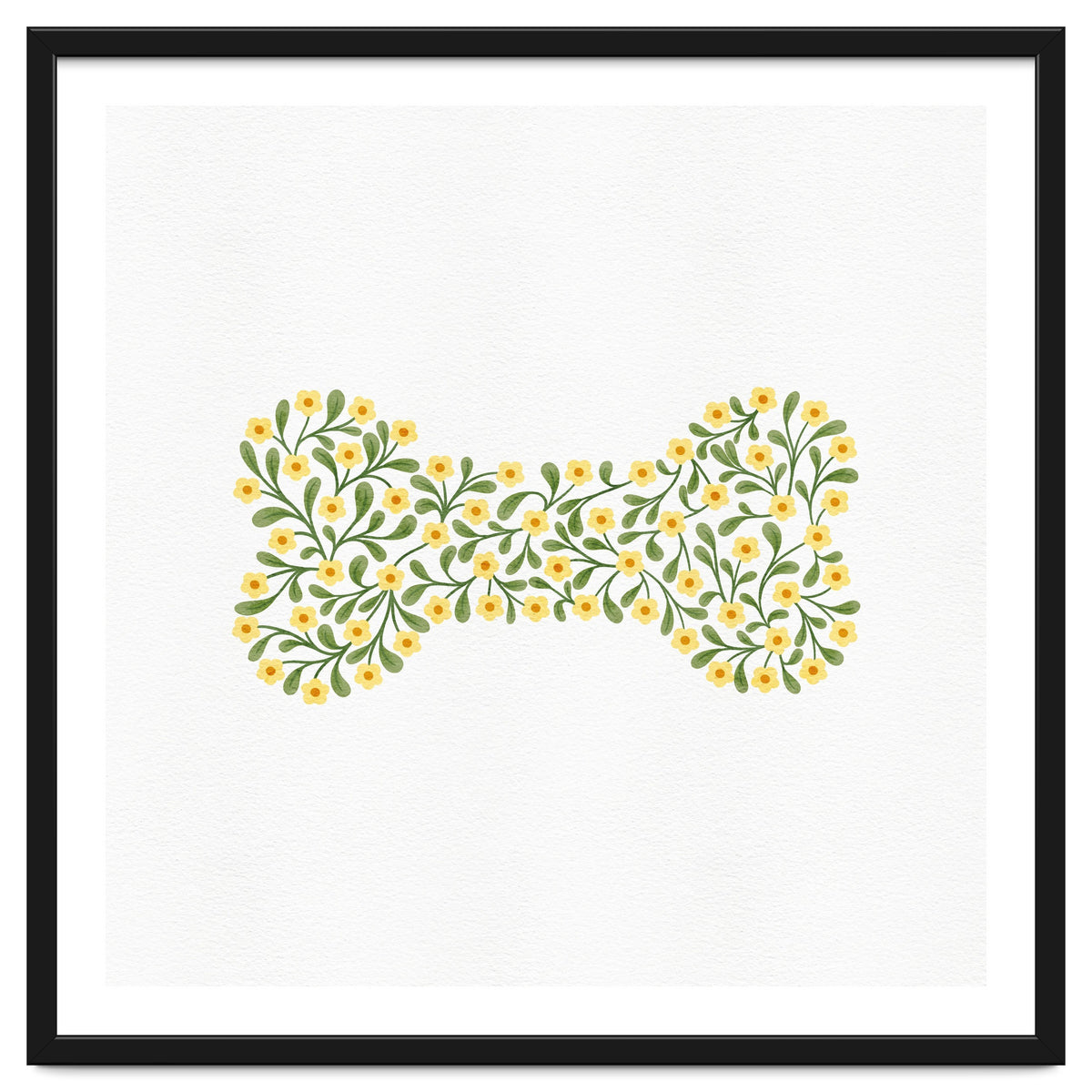 Floral Dog Bone