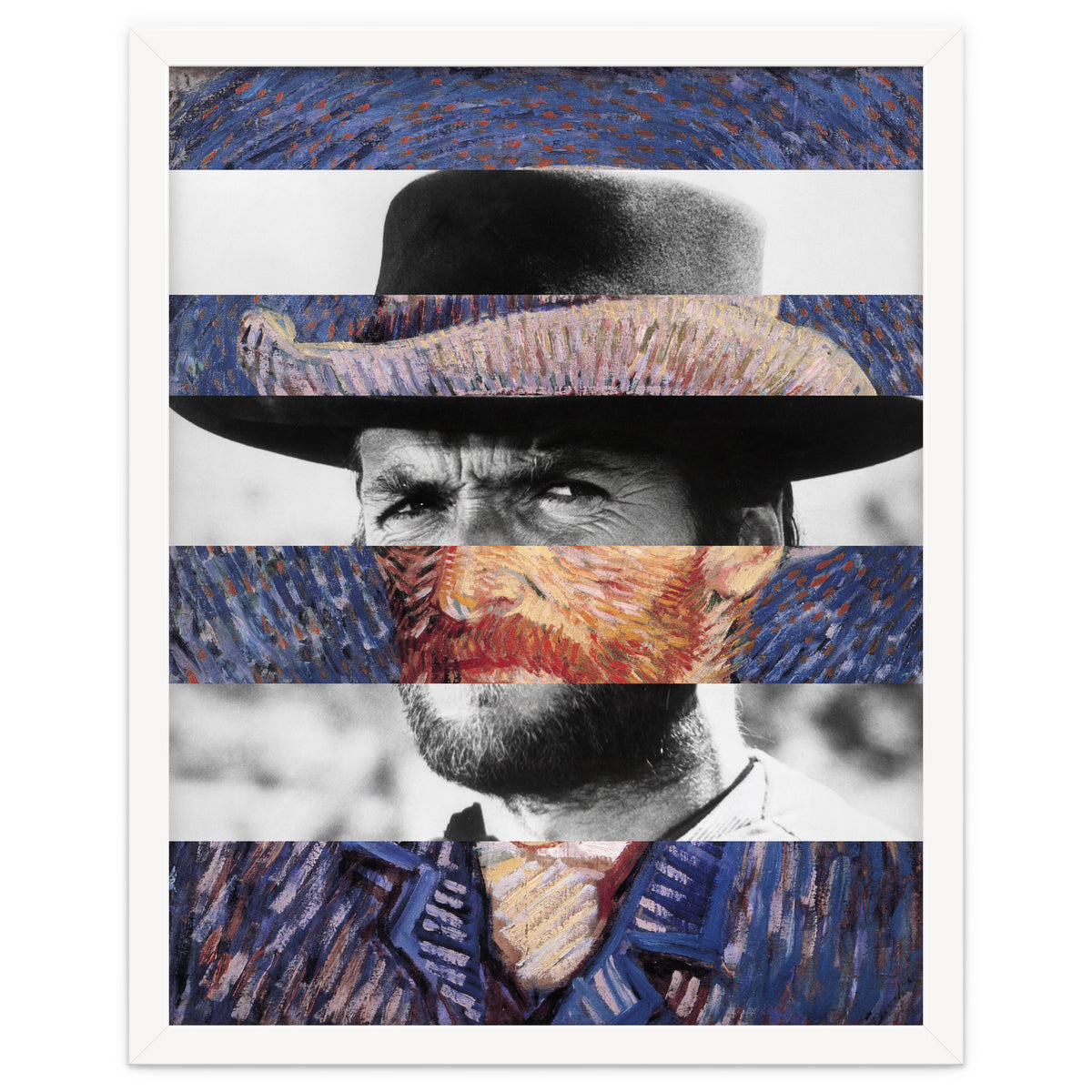 Van Gogh's Self Portrait & Clint Eastwood