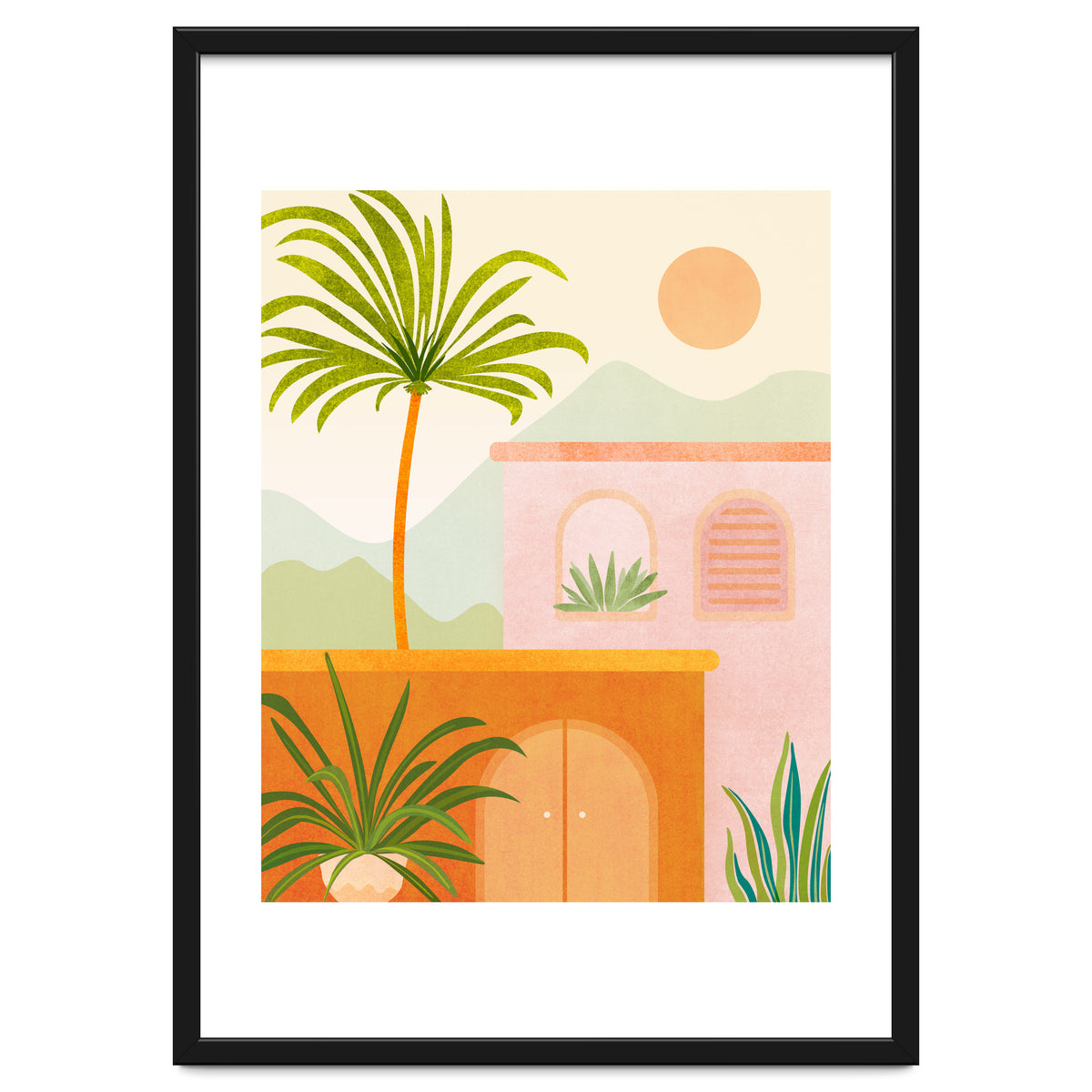 Tropical Mountain Village