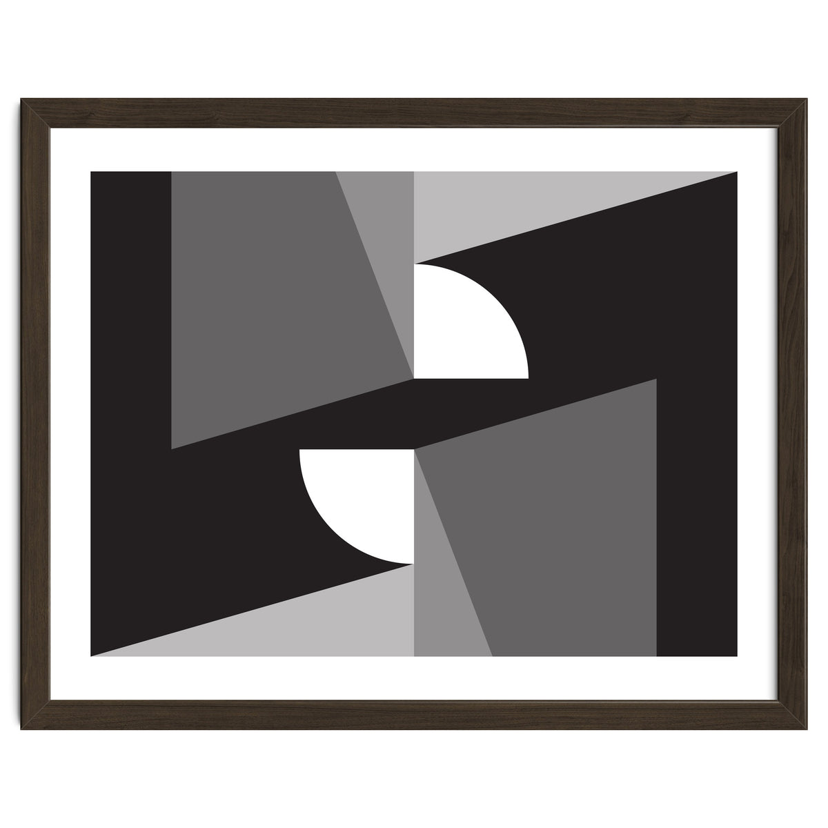 Geometric Shapes No. 11 - monochrome