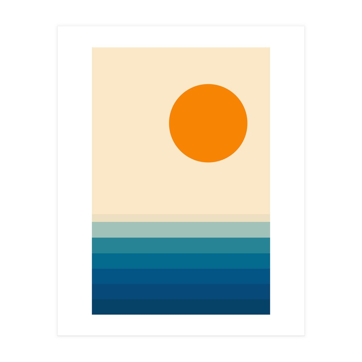 Minimal line landscape II (Print Only)