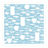 Clouds landscape on blue background (Print Only) thumbnail