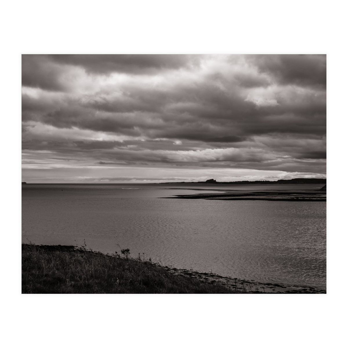 Bamburgh Castle from Holy Island (Print Only)