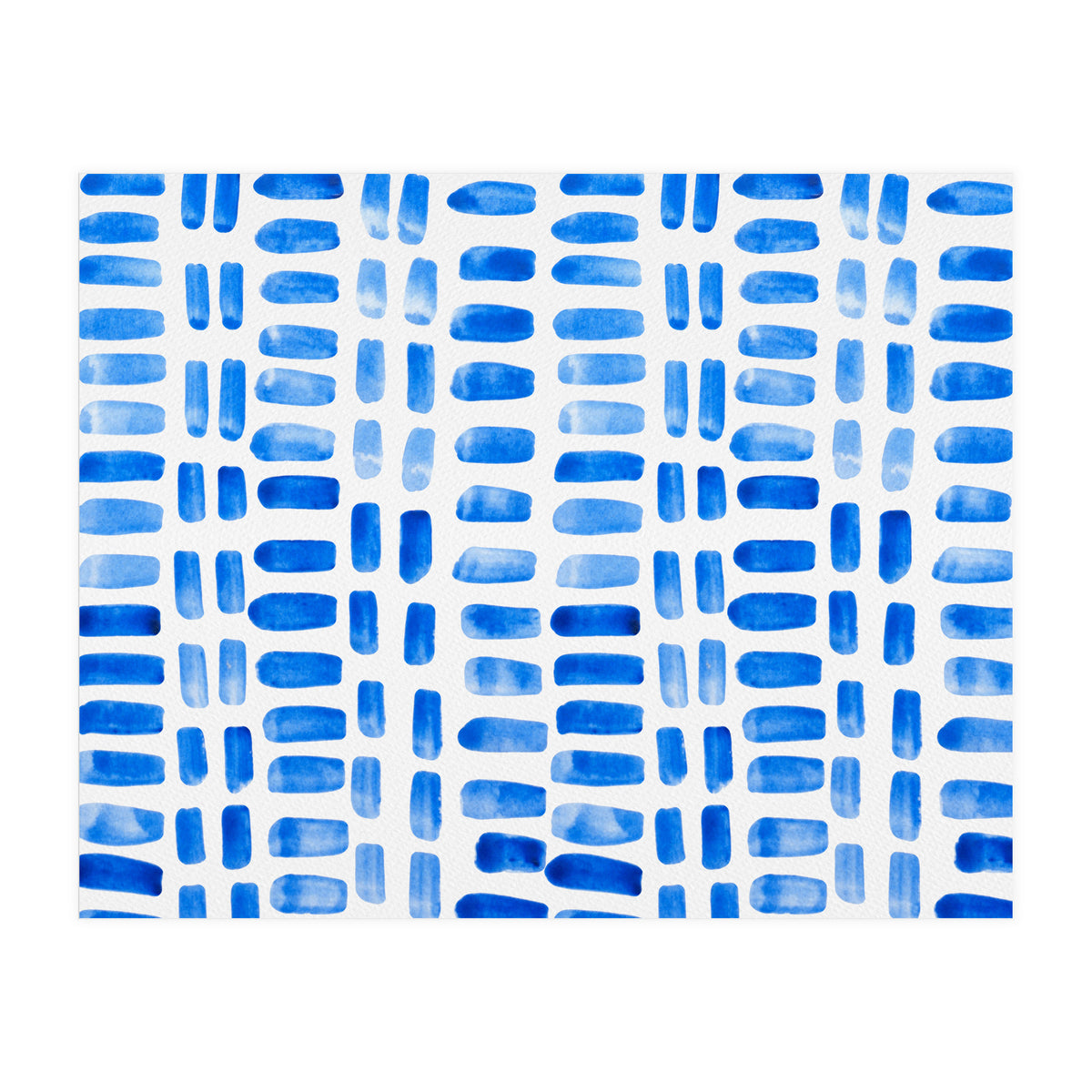 Blue abstract rectangles (Print Only)
