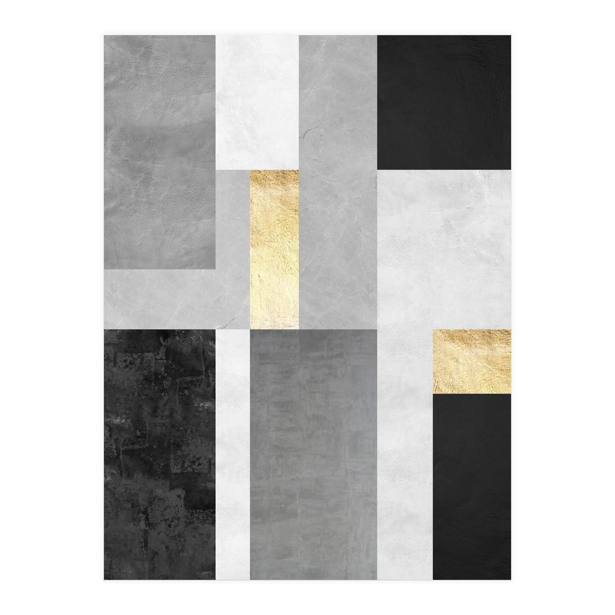 Geometric and golden II (Print Only)