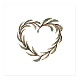 Olive branch heart (Print Only) thumbnail