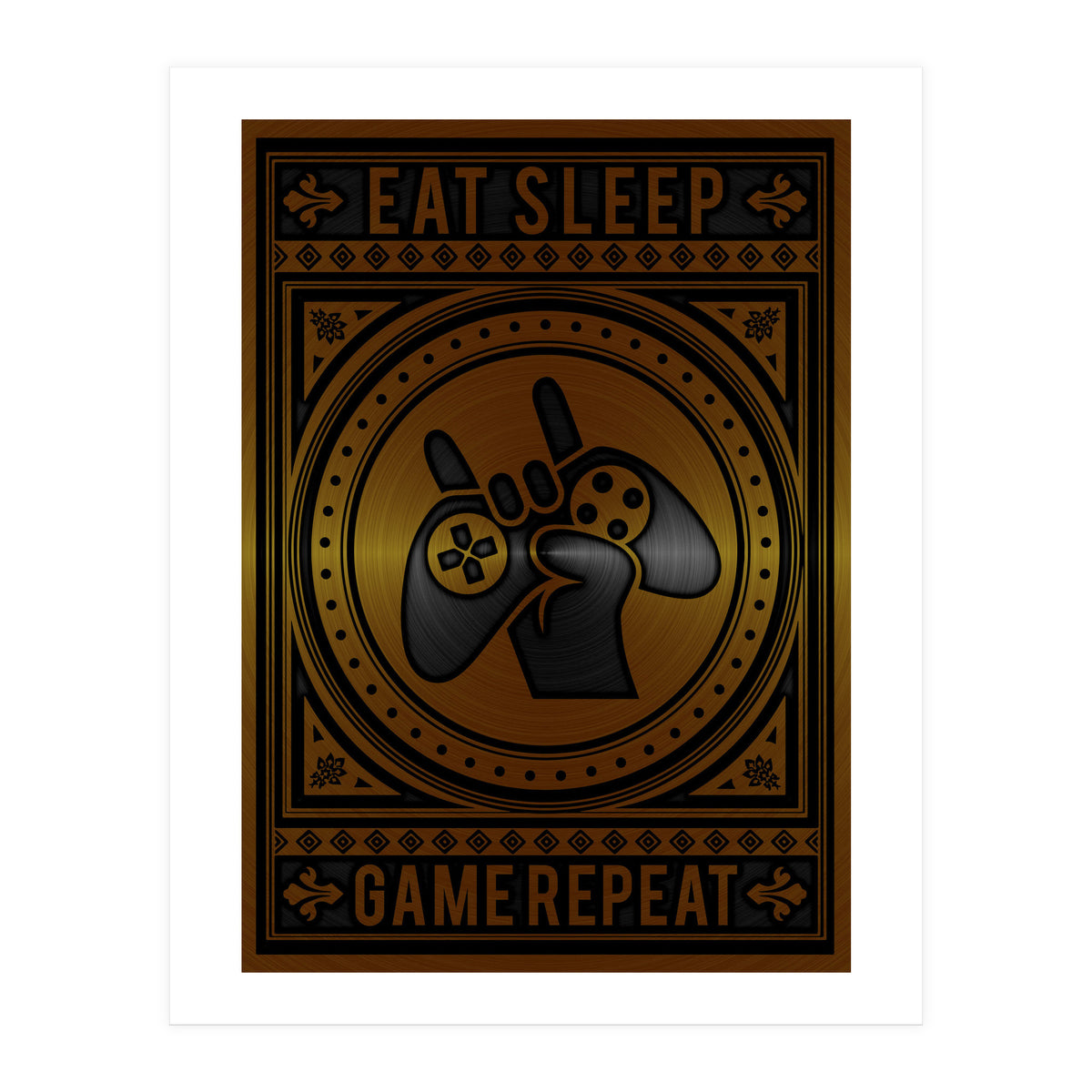Eat Sleep Game Repeat (Print Only)