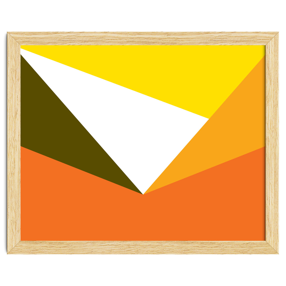 Geometric Shapes No. 58 - yellow & orange