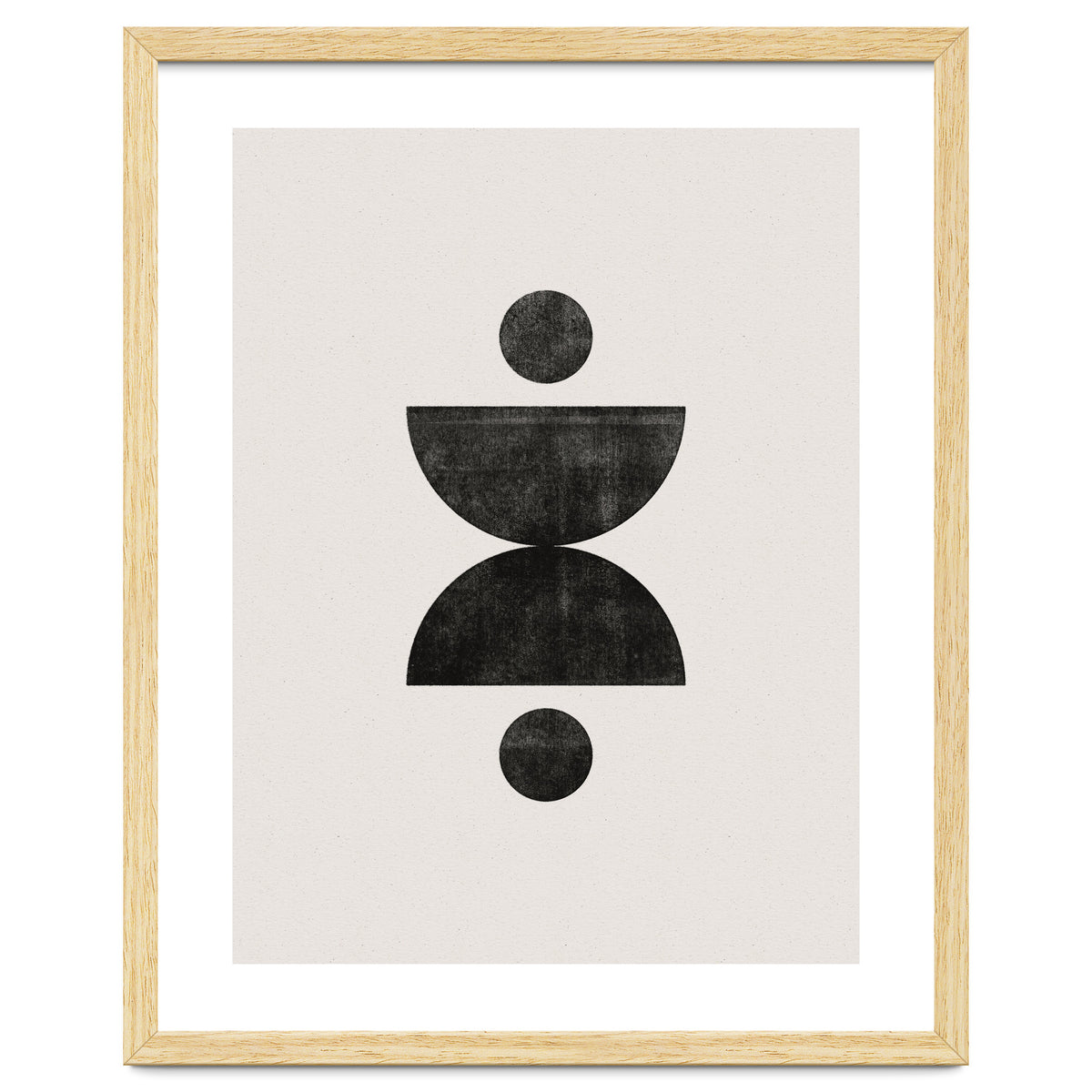 Mid-Century Modern No.16 - Woodblock Print
