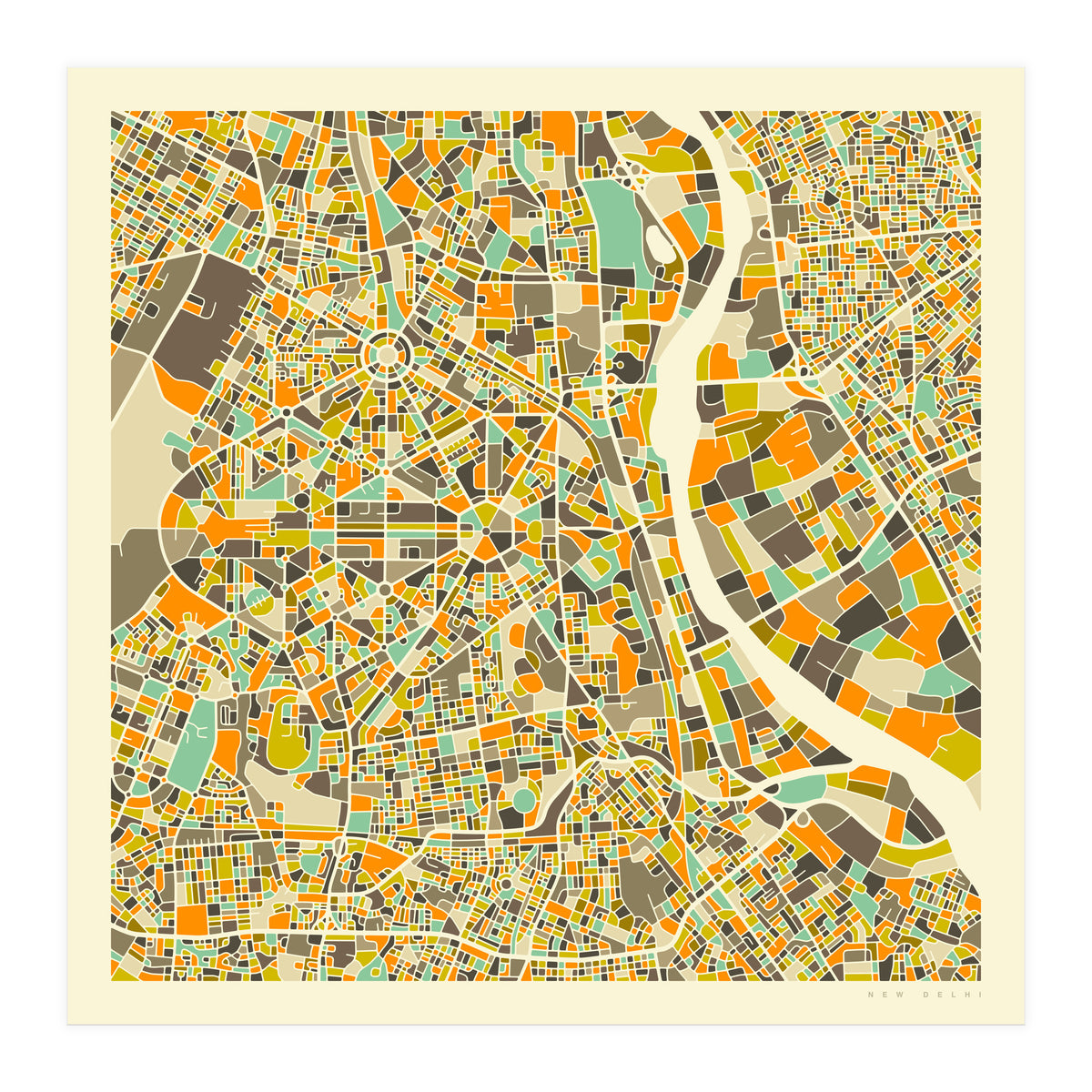 NEW DELHI MAP (Print Only)