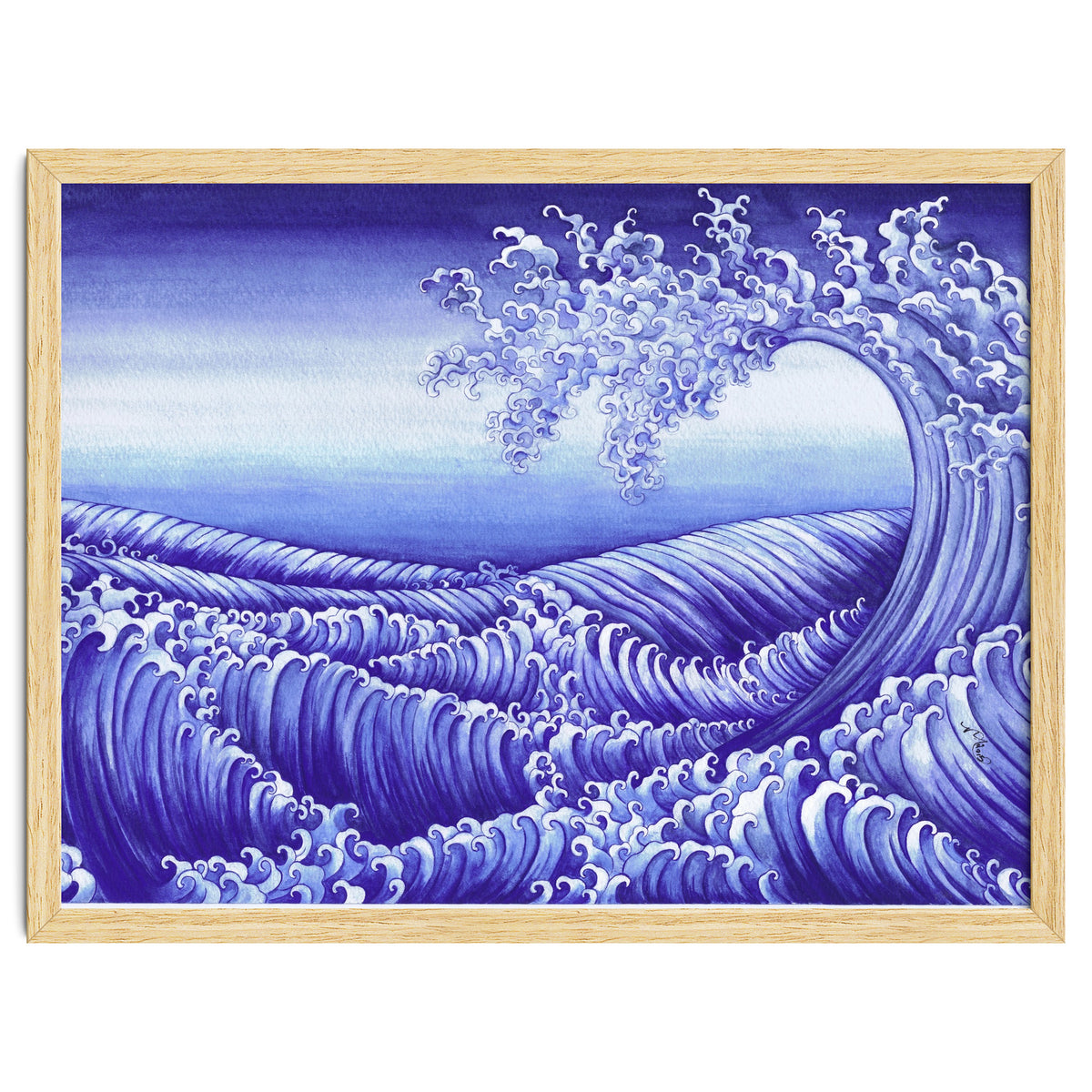 Turbulent Water Triptych part 3