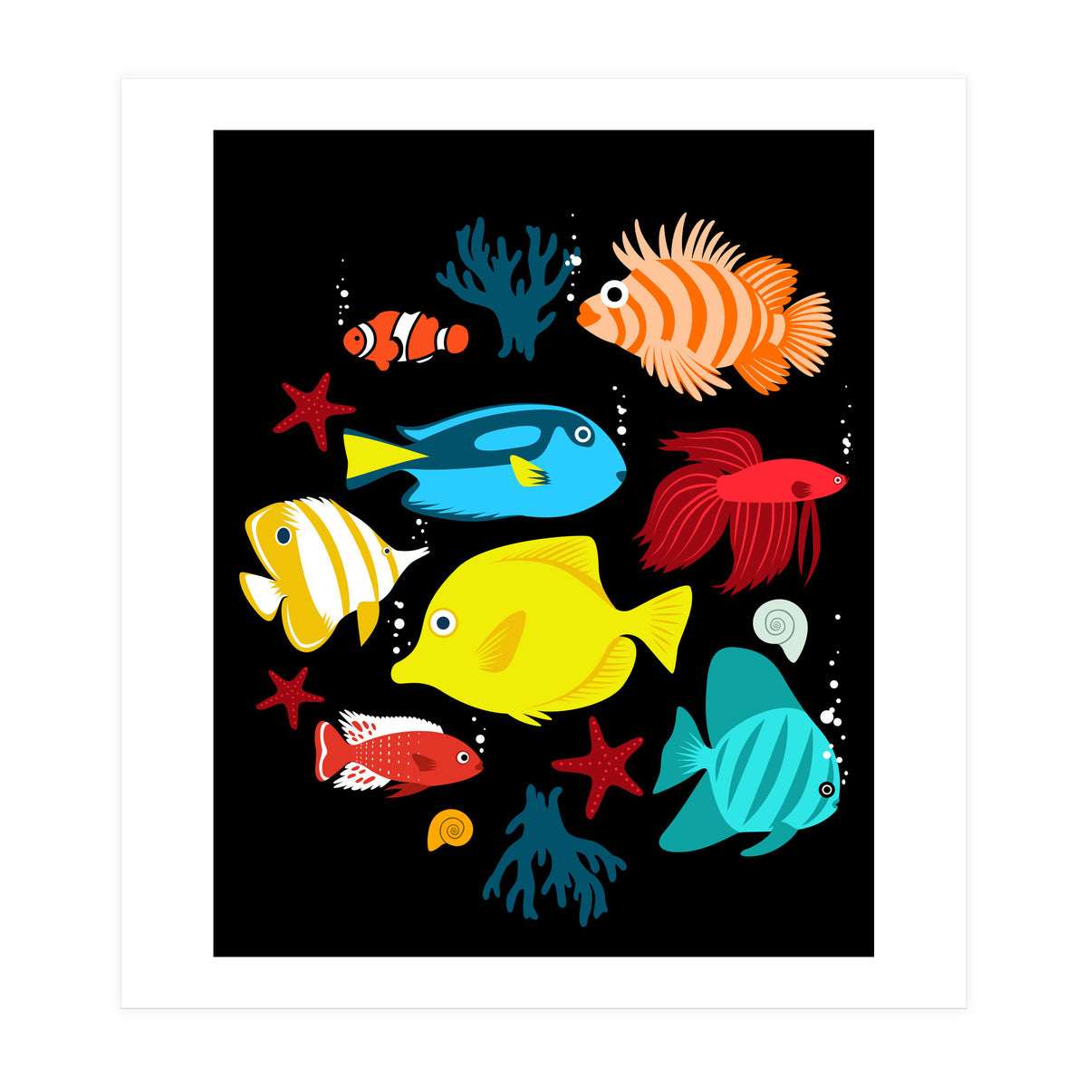 Tropical Fish (Print Only)