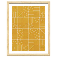 My Favorite Geometric Patterns No.4 - Mustard Yellow