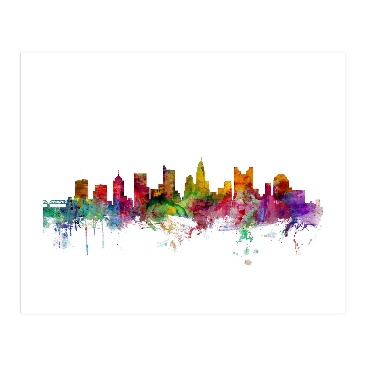 Columbus Ohio Skyline (Print Only)