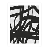 Expressionist black and white V (Print Only) thumbnail