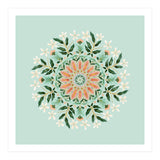 Floral Mandala | Mint Green (Print Only) thumbnail
