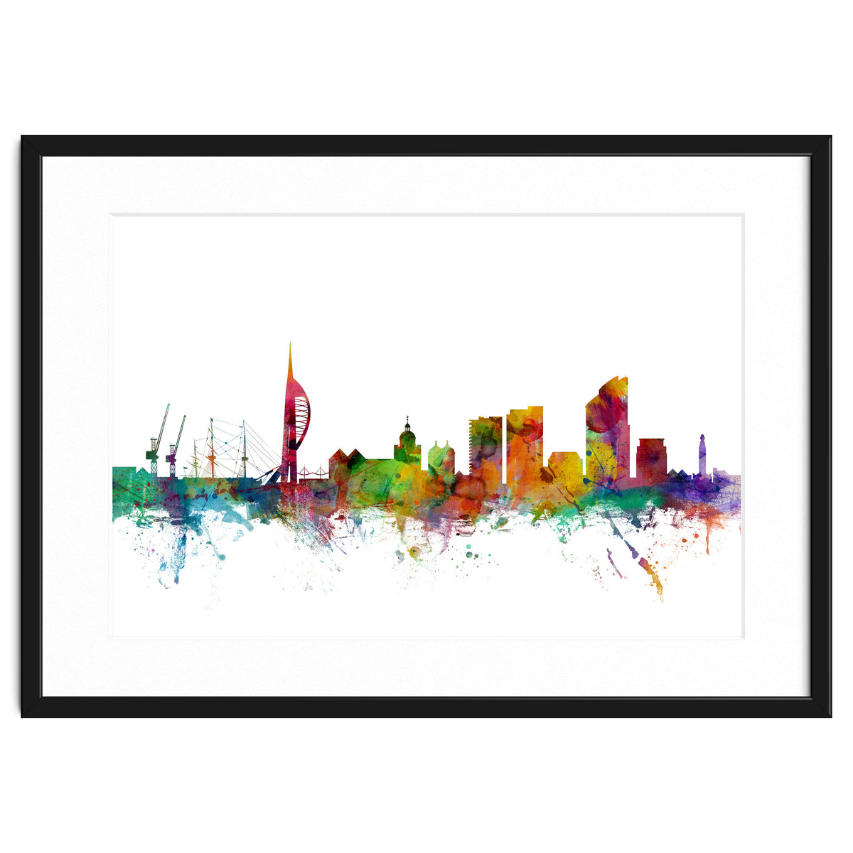 Portsmouth England Skyline