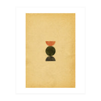 Blurry mid century modern shapes (Print Only)