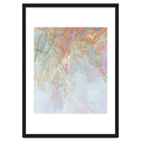 Marble Luxe, Abstract Nature Bohemian Texture, Blush Gold Scandanavian Pastel Neutral