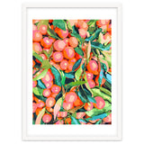 Fruit Garden, Tropical Forest Botanical Painting, Plants Vintage Nature thumbnail