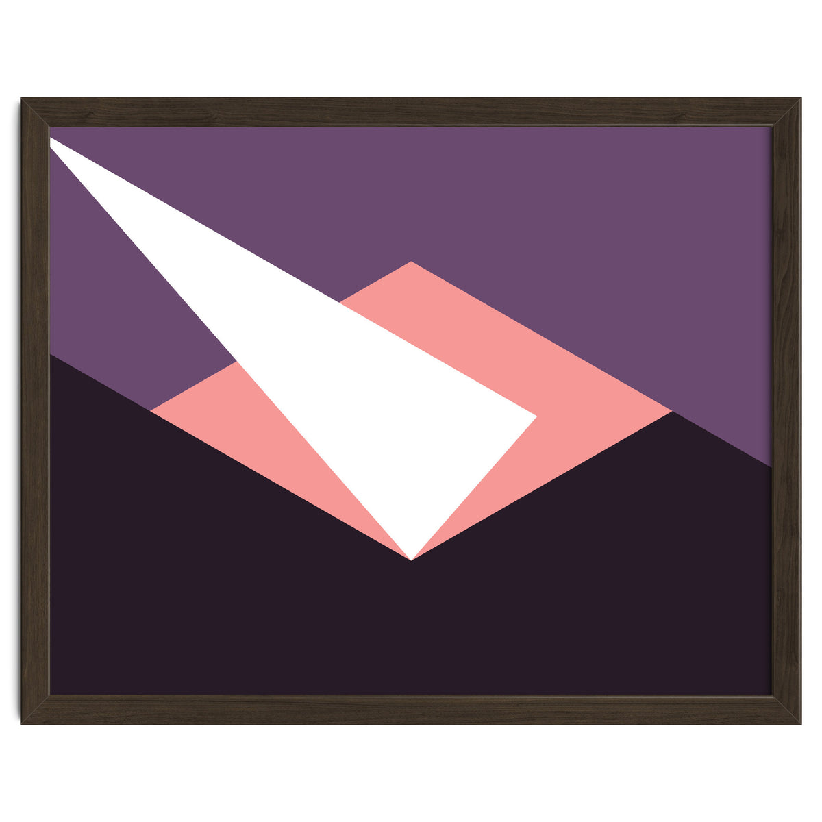 Geometric Shapes No. 59 - pink & purple
